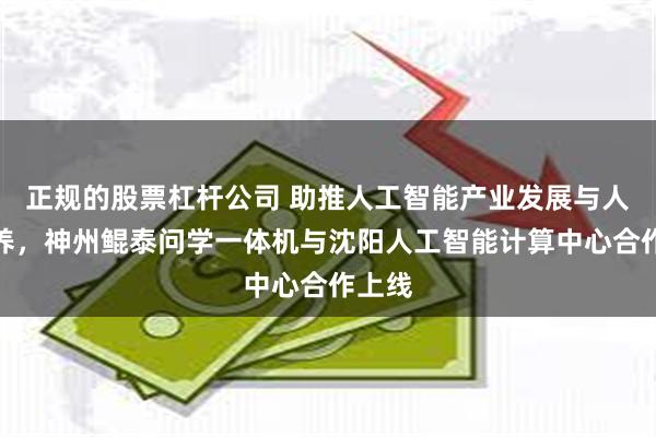 正规的股票杠杆公司 助推人工智能产业发展与人才培养，神州鲲泰问学一体机与沈阳人工智能计算中心合作上线