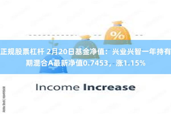 正规股票杠杆 2月20日基金净值：兴业兴智一年持有期混合A最新净值0.7453，涨1.15%